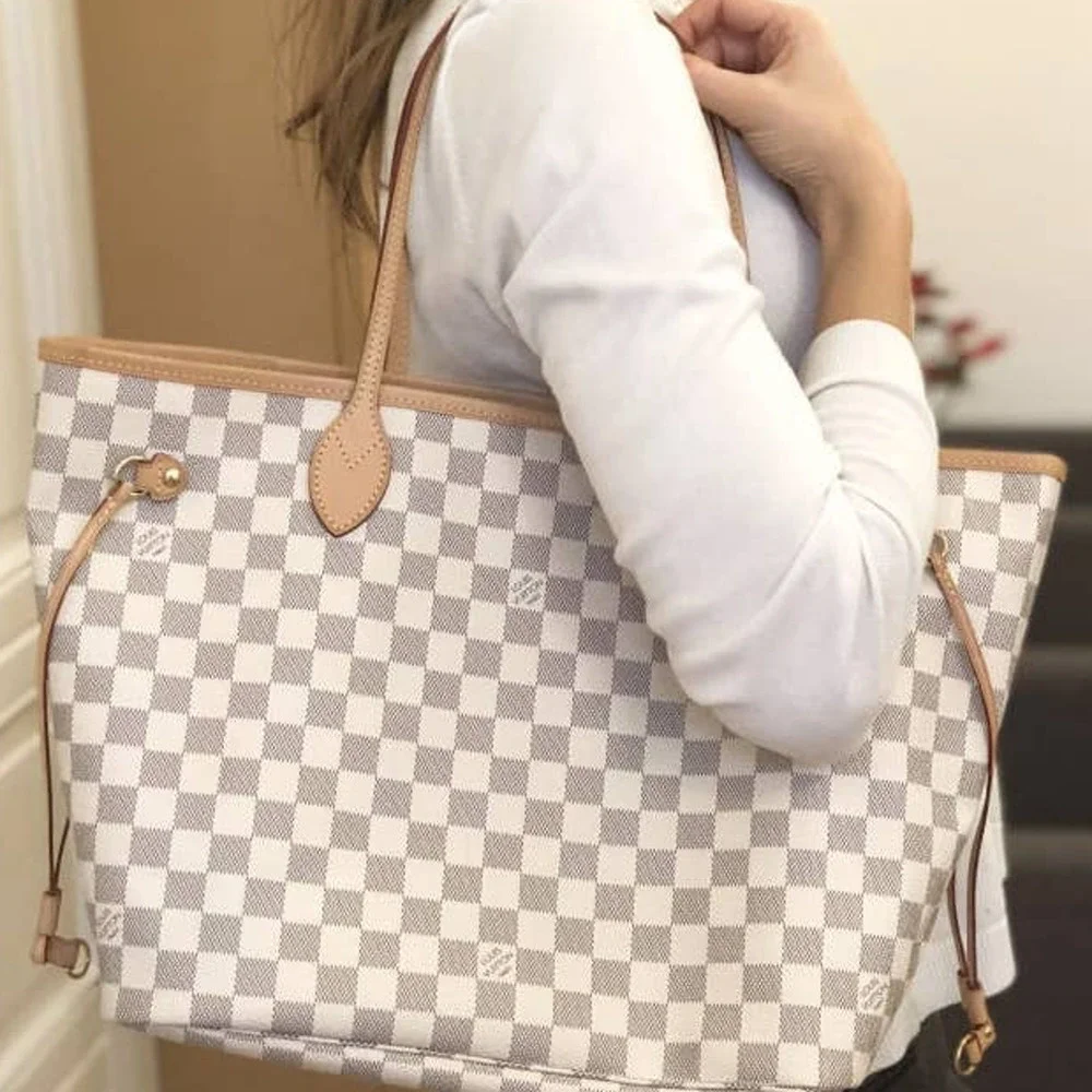 💎✨Authentic✨💎 Louis Vuitton Neverfull MM Damier Azur - Picture 3 of 14